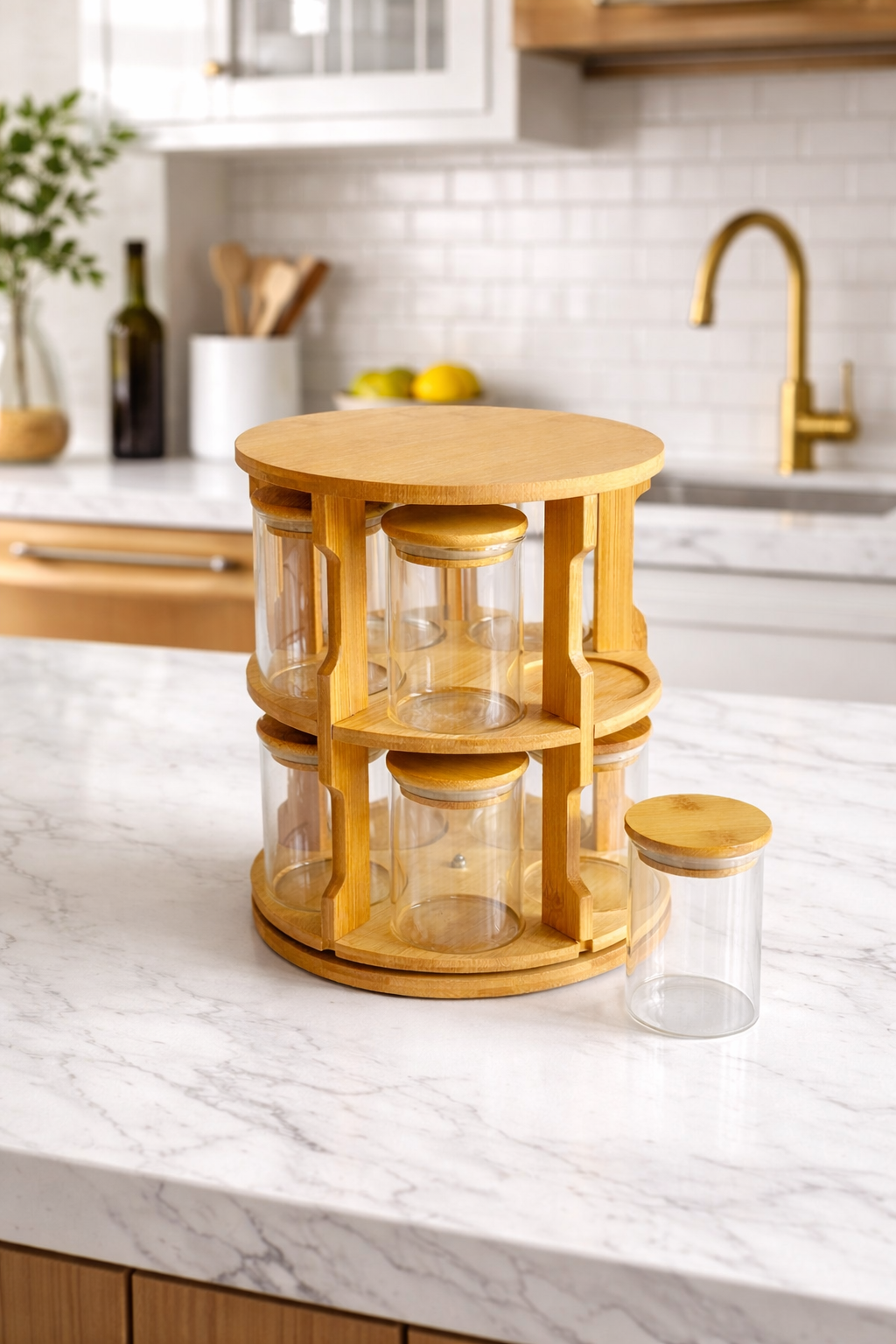 منظم البهارات الدوّار 360