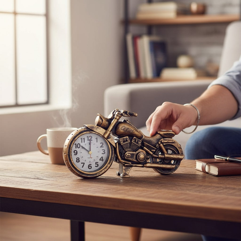 ساعة ومنبه موتوسيكل