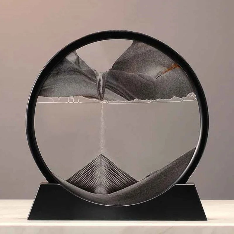 ساعة الرمال المتحركة ثلاثية الأبعاد