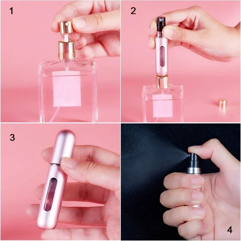 بخاخ عطر قابل لإعادة المل